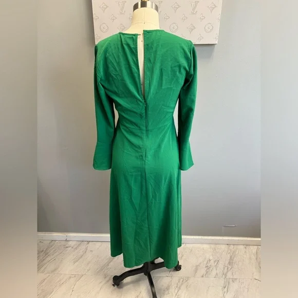 ASOS size 4 green maxi dress e106-12 - Picture 4 of 4